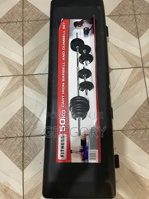 50kg Adjustable Dumbbell and Barbell Set