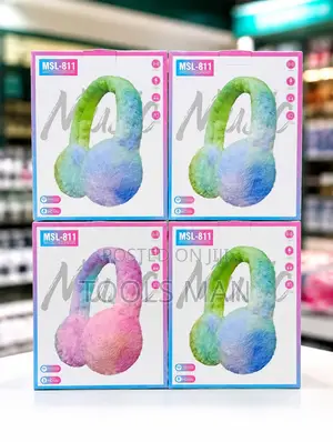 MSL-811 Fluffy Tie-Dye Vipokea Sauti vya Wireless Stereo
