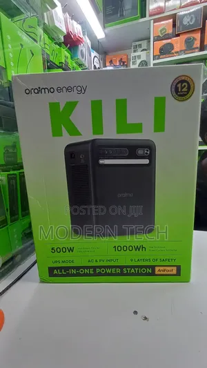 Oraimo Energy KILI 1000Wh 500W Kituo cha Umeme Portable