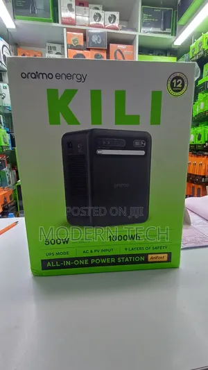 Oraimo Portable Power Station 1000Wh Betri ya Hifadhi ya Dharura