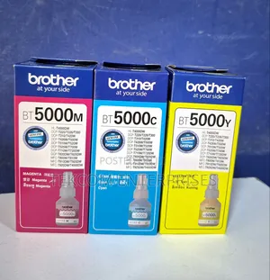 Wino wa Rangi wa Brother BT5000 (Cyan, Njano, Magenta)