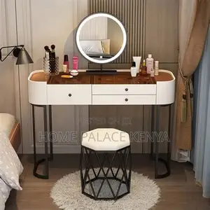 Modern Makeup Dressing Table with Storage Drawers