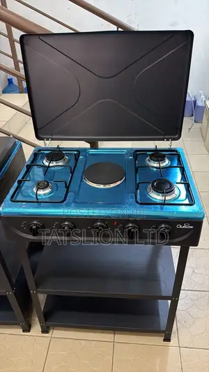 Jiko la Olelon Linalosimama Lenye Gesi 4 + Umeme 1