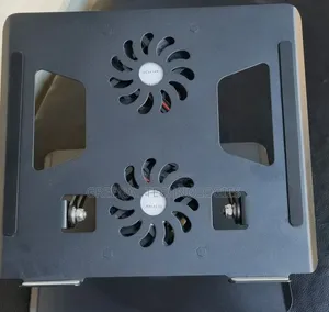 Stendi ya Laptop Inayozunguka na Feni Mbili za Kupozea
