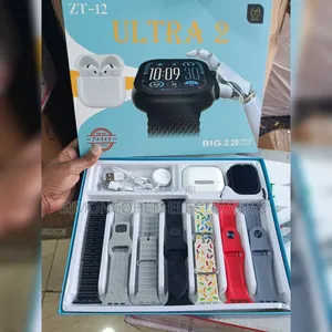 ZT-12 Ultra 2 7-in-1 Smart Watch Plus Free Earpods
