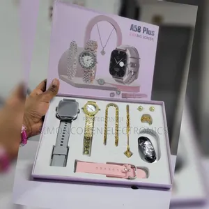 A58 Plus Smart Watch and Bracelet Combo Set