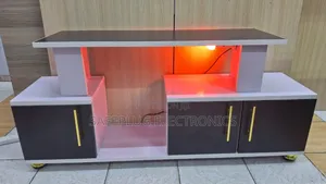 Stendi ya TV ya Kisasa yenye Taa za LED