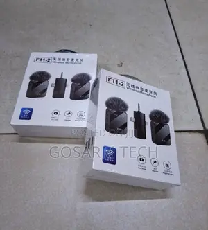 Maiki Mbili za F11 Zisizo na Waya kwa iPhone na Android