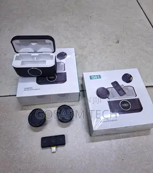 Q81 Compact Lavalier Magnetic Microphone with Charging Case