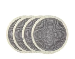 Woven Round Braided Environmentally Friendly Table Placemats