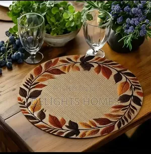 Non-Woven Round Placemat Kitchen Dining Table Mat