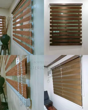 Horizontal Roller and Zebra Blinds for Office
