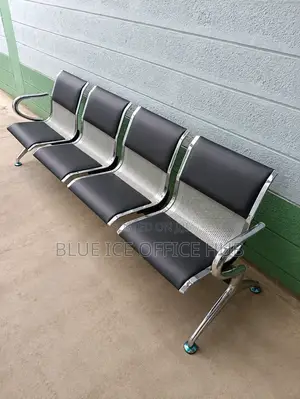 4 Seater Waiting Chair - Heavy Duty Office Reception Bench