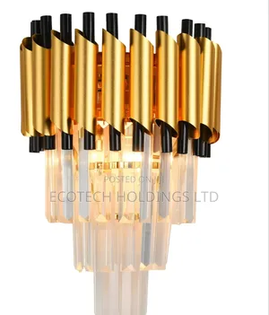Modern Gold and Black Wall Light X5