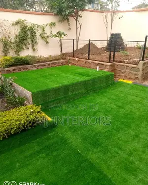 Lush Artificial Grass Carpet for Garden, Balcony, Compound