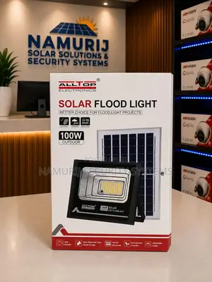 100W Solar Floodlight - Outdoor Security Light