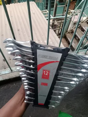 12-Piece Chrome Vanadium Steel Combined Spanners Set