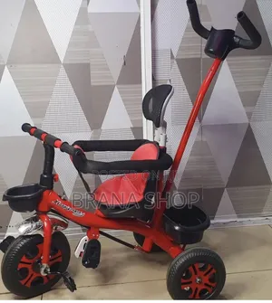 Kids Push Tricycle with Protective Bars