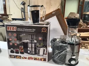 Reki 4-in-1 Juicer, Blender, Grinder, and Mill Food Processor
