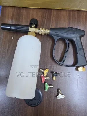 Pistoli Nzito ya Povu na Nozzles Mbadala Pamoja na Foam Cannon
