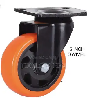 Castor Wheel 5 Inch Swivel with Plate Set of 4