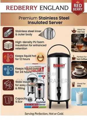 Redberry 9.5 Litre Thermal Urn