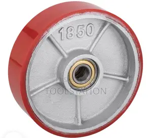 Pallet Wheel PU Red 180x50