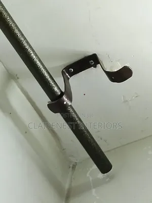 Durable Powder-Coated Curtain Rods