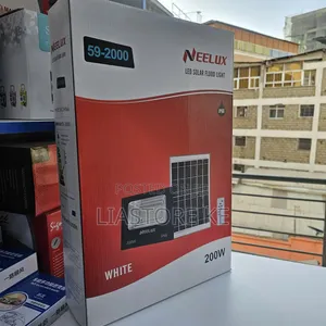 Neelux 200W Solar Flood Light IP66 with Solar Panel Remote