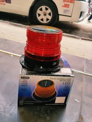 Solar Traffic Warning Light