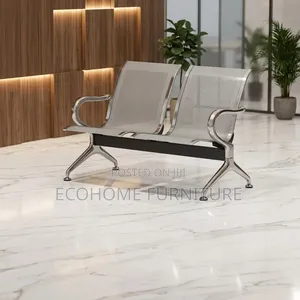 2-Seater Waiting Chair with Mesh Back
