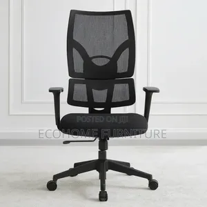 Kiti cha Ofisi cha Ergonomic chenye Mgongo wa Mesh na Viegemeo vya Mikono Vinavyorekebishwa