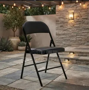 Black Outdoor Foldable Patio Chairs