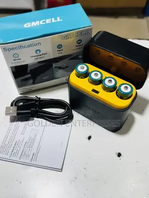 GMCELL Rechargeable AA Battery Kit with Charging Dock