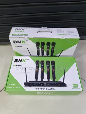 BNK BK8400 4-in-1 Professional Wireless Microphone System