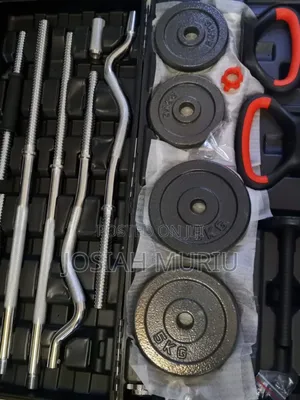 Seti ya Dumbbell ya Chrome Inayoweza Kurekebishwa 58kg