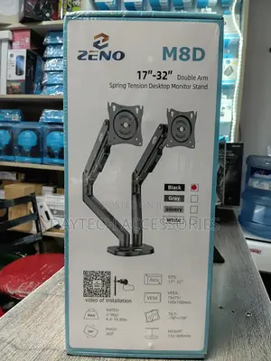 ZENO M8D Dual Desktop Monitor Stand