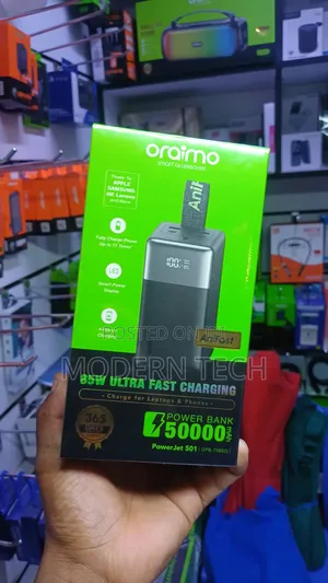 Oraimo PowerJet 501 85W 50,000mAh Power Bank