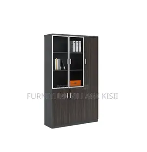 3-Door Wooden Office Storage Cabinet