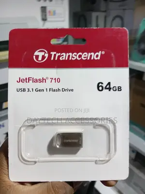 Transcend Mini JetFlash 710 64GB USB 3.1 Flash Drive