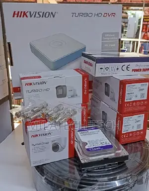 Hikvision 4 Channel CCTV Full Kit - Kamera 4 + DVR + HDD