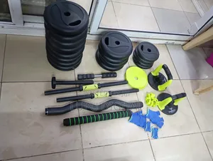 Dumbbells za 40kg Zilizopakwa Plastiki