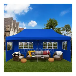 Canopy Tent Gazebo 3x6 Meters Blue and White