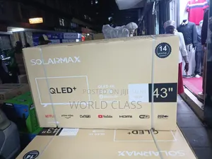 Solarmax 43" Frameless QLED Smart Android TV