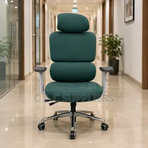 Fabric Orthopedic Green Office Chair