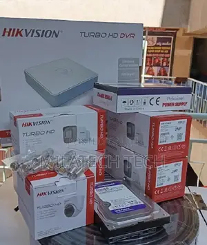Mfumo Kamili wa Kamera za Usalama wa Hikvision CCTV Njia 4 HD