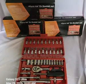 Seti ya Soketi 46 za 1/4"