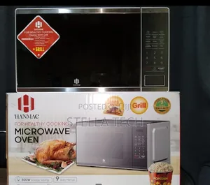Hanmac 20L Digital Plus Grill Microwave ya Silver