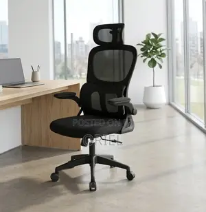 Ergonomic Office Chair with Flip Armrest