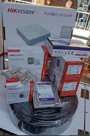 Set Kamili ya CCTV Chaneli 4 - Hikvision DVR, Kamera za Dahua